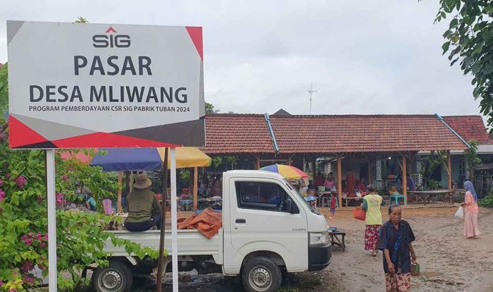 SIG Pabrik Tuban Bantu Pembuatan Pasar Tradisional di Desa Mliwang SIG Pabrik Tuban Bantu Pembuatan Pasar Tradisional di Desa Mliwang