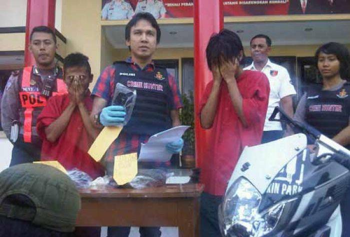 Dihadang Polisi, Jambret di Surabaya Terjungkal Dihadang Polisi, Jambret di Surabaya Terjungkal