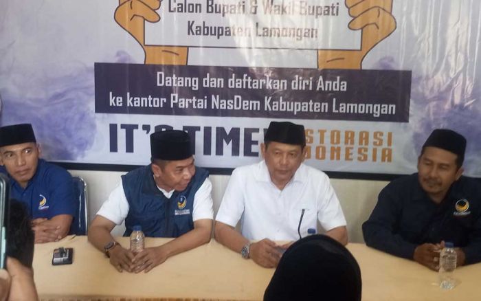 Perluas Dukungan, Ketua PKB Lamongan Daftar sebagai Bacalon Bupati ke Nasdem