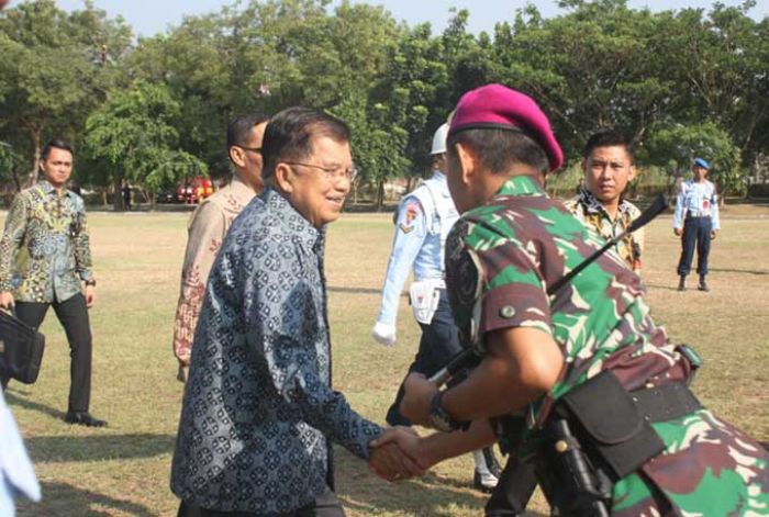 Wakil Presiden Jusuf Kalla Hadiri Peletakan Batu Pertama Proyek SPAM Umbulan