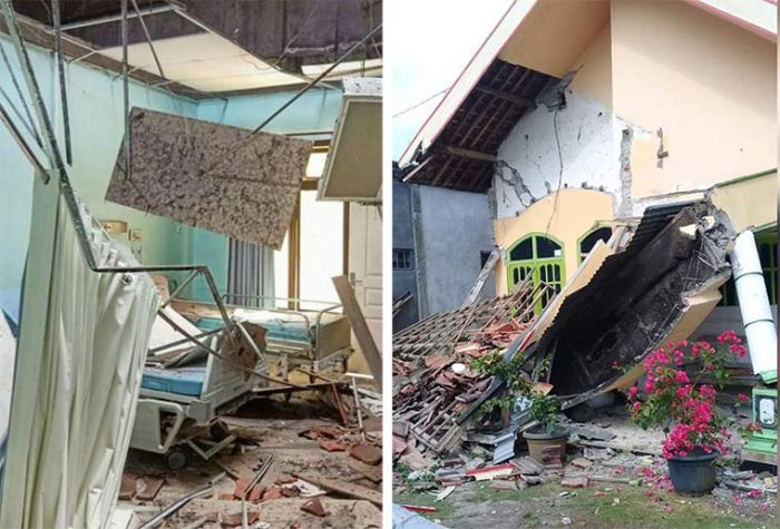 Tiga Kamar RSUD Mardi Waluyo Blitar Terdampak Gempa, Pasien Dievakuasi