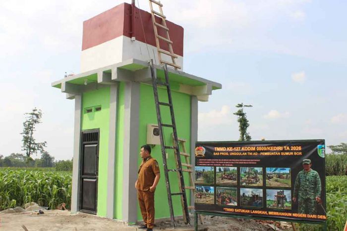 TMMD ke-27 Sasar Desa Gadungan, Bangun Sumur Bor untuk Pengairan Sawah Petani