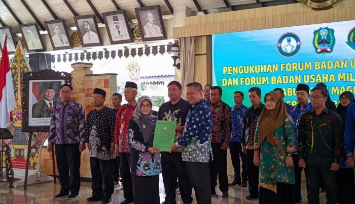 Kuatkan Ekonomi Desa, Bupati Magetan Kukuhkan Forum BUMDes dan BUMDesma 2026–2029