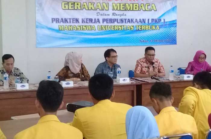 Universitas Terbuka Tuban Gelar Sarasehan "Gerakan Membaca" Universitas Terbuka Tuban Gelar Sarasehan "Gerakan Membaca"