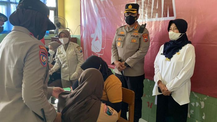 Polresta Sidoarjo Giatkan Vaksinasi Merdeka Anak