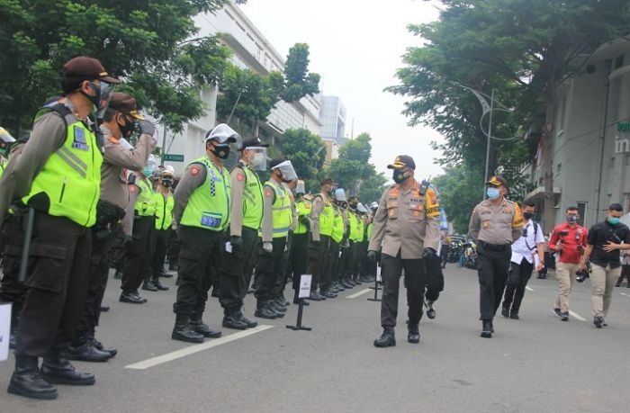 Pilwali Surabaya 2020, 1.131 Personel Amankan TPS Pilwali Surabaya 2020, 1.131 Personel Amankan TPS