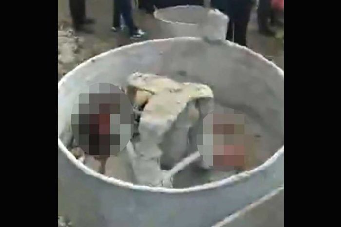 Masuk Molen Pengaduk Semen, Tubuh Dua Balita 3 Tahun Berantakan Masuk Molen Pengaduk Semen, Tubuh Dua Balita 3 Tahun Berantakan