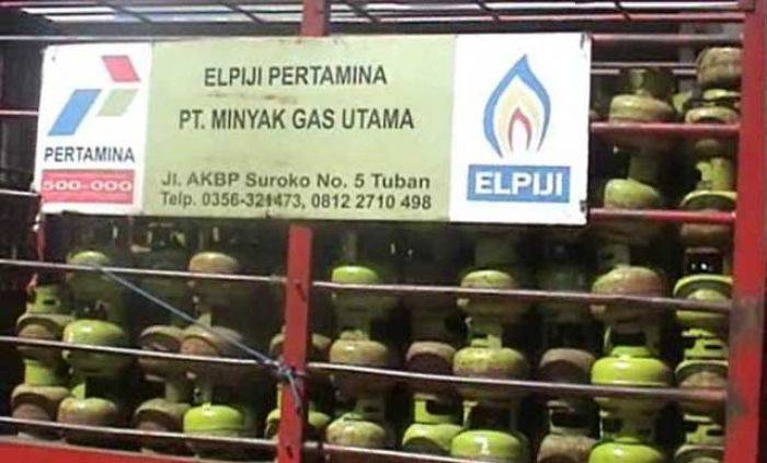 Stok Tabung Elpiji 3 Kg di Tuban Aman Stok Tabung Elpiji 3 Kg di Tuban Aman