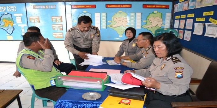 Polres Batu Supervisi Jajaran Polsek di Bawahnya