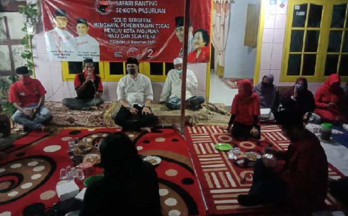 Pilwali Pasuruan 2020, Teno Sapa Warga Kebonsari Pilwali Pasuruan 2020, Teno Sapa Warga Kebonsari