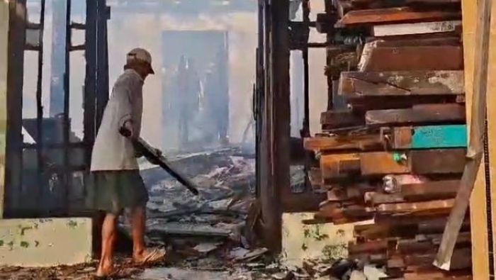Rumah dan Kandang Kambing di Lamongan Terbakar, Satu Ekor Mati Terpanggang
