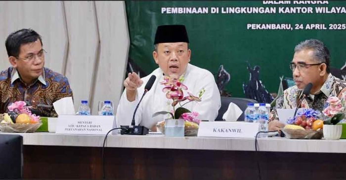 Bina Jajaran Kanwil BPN Provinsi Riau, Menteri Nusron Tegaskan Percepatan Penataan HGU Bina Jajaran Kanwil BPN Provinsi Riau, Menteri Nusron Tegaskan Percepatan Penataan HGU