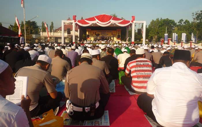 Polres Bangkalan Gelar Dzikir Bersama Demi Terlaksananya Pilkada Damai, Aman, dan Kondusif