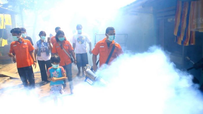 Antisipasi DBD, Rescue Perindo Layani Fogging