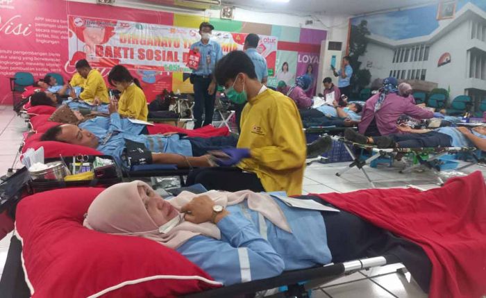 Peringati HUT ke-51 Tjiwi Kimia, Ribuan Pegawai Sinar Mas Group Ikuti Donor Darah