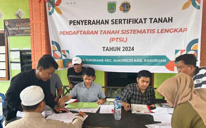 Kantor Pertanahan Kabupaten Pasuruan Serahkan 140 Sertifikat Program PTSL Kantor Pertanahan Kabupaten Pasuruan Serahkan 140 Sertifikat Program PTSL