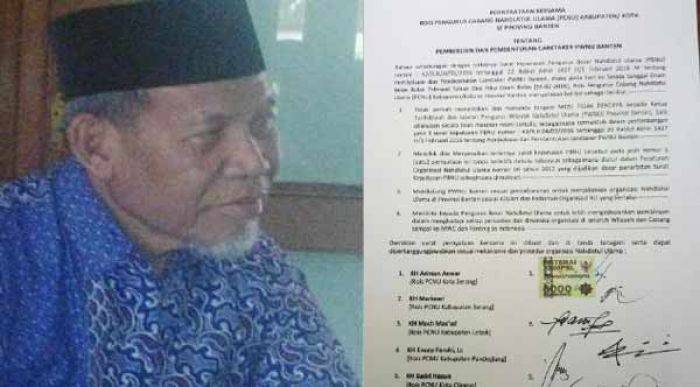 PWNU Banten Dibekukan, Rais Syuriah PCNU se-Wilayah Banten Bantah Mosi Tak Percaya PWNU Banten Dibekukan, Rais Syuriah PCNU se-Wilayah Banten Bantah Mosi Tak Percaya
