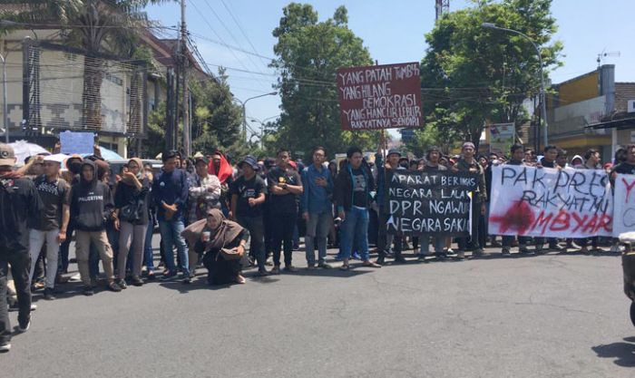 Aksi Turun Jalan Jilid 2, Ratusan Mahasiswa Tuntut Hentikan Tindakan Pelanggaran HAM