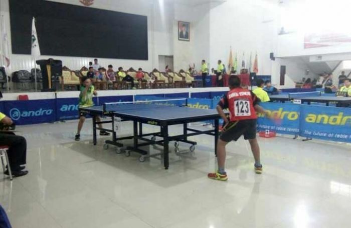 Tim Tenis Meja Jatim Pimpin Perolehan Medali di Kejurnas Manado