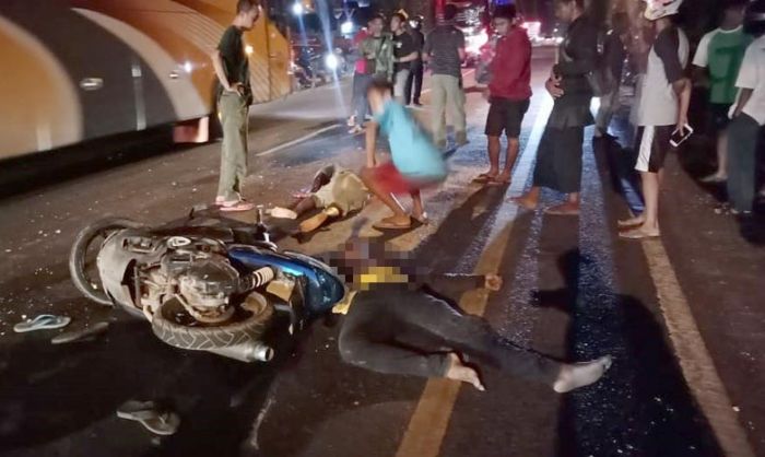 Kecelakaan Maut Adu Moncong di Pantura Tuban, Seorang Pengendara Motor Tewas Terkapar Kecelakaan Maut Adu Moncong di Pantura Tuban, Seorang Pengendara Motor Tewas Terkapar