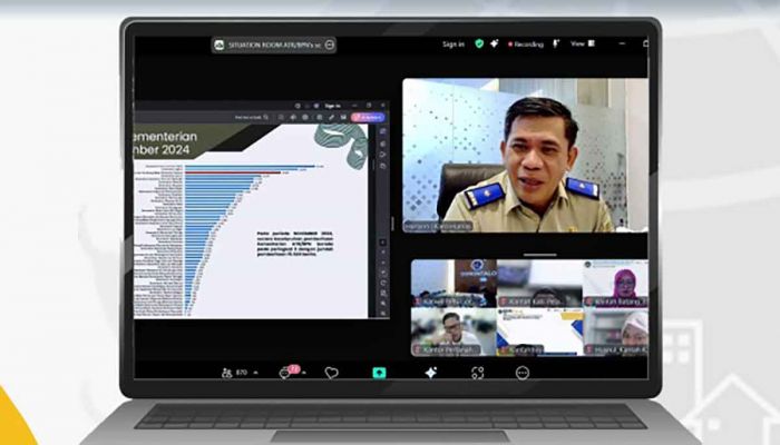 Kementerian ATR/BPN Gelar Evaluasi Strakom dan Sosialisasi Penggunaan Portal Resmi Kementerian ATR/BPN Gelar Evaluasi Strakom dan Sosialisasi Penggunaan Portal Resmi