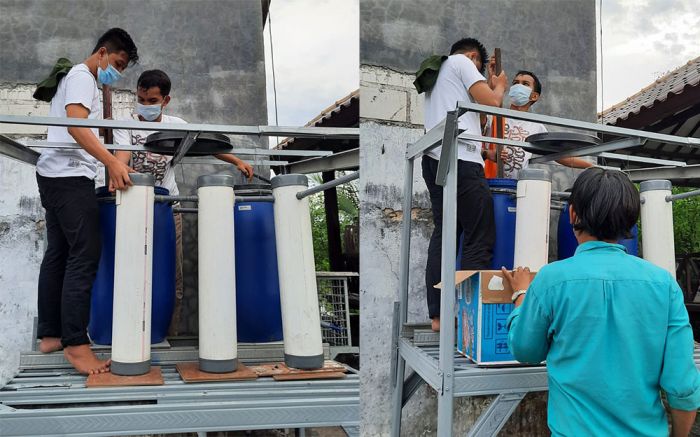 Lewat Go Reter, Lima Mahasiswa Unibraw Olah Air Sungai Jadi Layak Konsumsi Lewat Go Reter, Lima Mahasiswa Unibraw Olah Air Sungai Jadi Layak Konsumsi