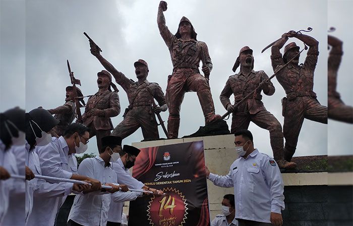 KPU Blitar Jadikan Monumen PETA Sebagai Saksi Deklarasi Pemilu Serentak 2024 KPU Blitar Jadikan Monumen PETA Sebagai Saksi Deklarasi Pemilu Serentak 2024