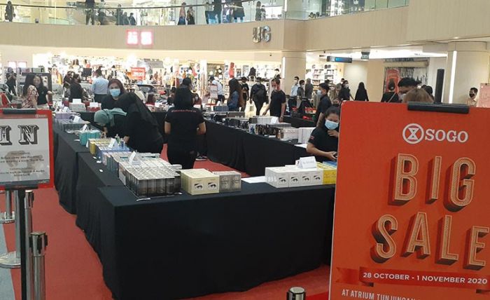 Lima Hari Pameran Big Sale Sogo, Produk Parfum Capai Target 90 Persen Lima Hari Pameran Big Sale Sogo, Produk Parfum Capai Target 90 Persen