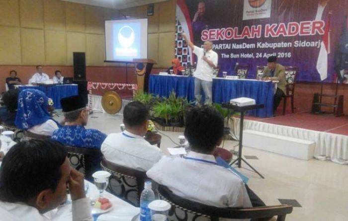Agar Militan, Kader NasDem Sidoarjo Jalani Sekolah Kader Agar Militan, Kader NasDem Sidoarjo Jalani Sekolah Kader