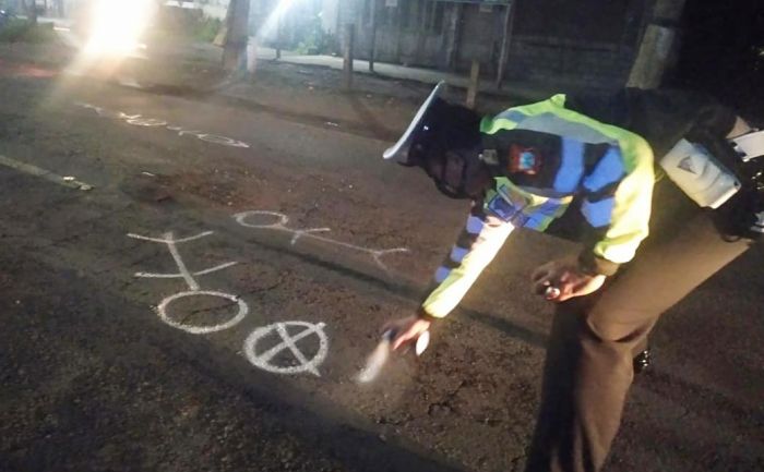 Miris, Pria Kediri Ditemukan Tewas di Tengah Jalan, Kepala Luka Parah