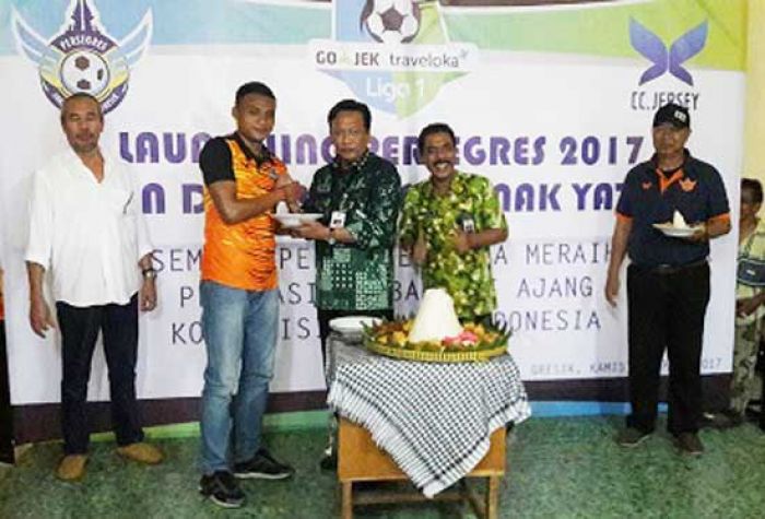 Launching Tim, Bupati Gresik Minta Persegres GU Jaga Kekompakan