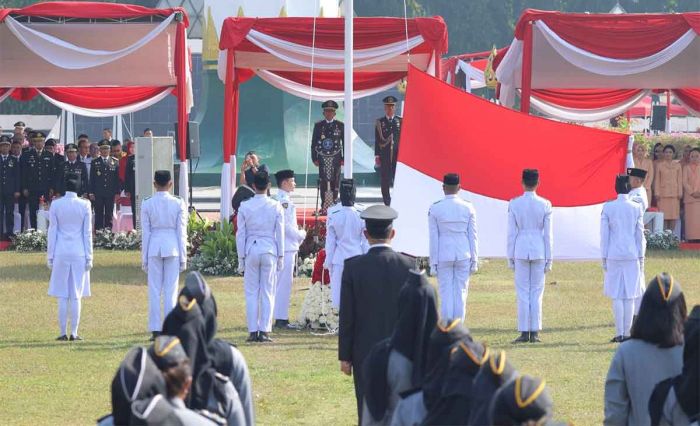 Tugu Pahlawan Jadi Saksi Bisu Peringatan Puncak Hari Pengayoman ke-79 di Jatim Tugu Pahlawan Jadi Saksi Bisu Peringatan Puncak Hari Pengayoman ke-79 di Jatim
