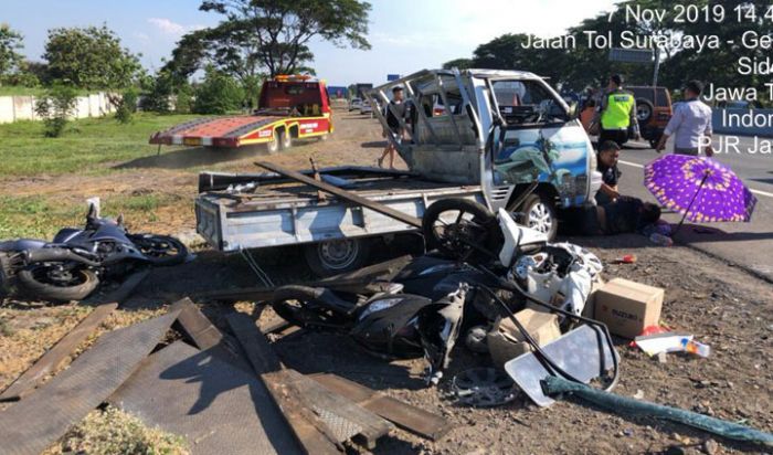 Zig-zag, Sedan BMW Sebabkan Kecelakaan di Tol Sidoarjo, Ternyata Pengemudinya ABG 15 Tahun