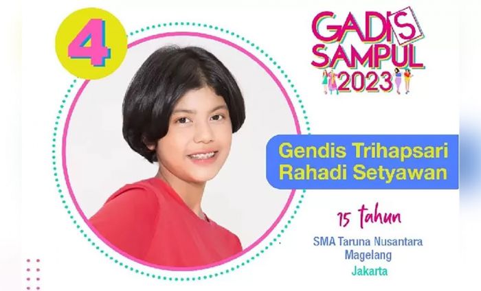 Gendis Setyawan, Putri Arzeti Bilbina Jadi Finalis Gadis Sampul Favorit 2023