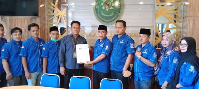 DPC Partai Demokrat Bangkalan Serahkan Surat Keberatan Terkait Pengajuan PK KSP Moeldoko