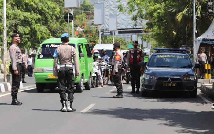 Tertibkan Warga Jelang Detik-detik Proklamasi, Polres Batu Terjunkan Satsabhara