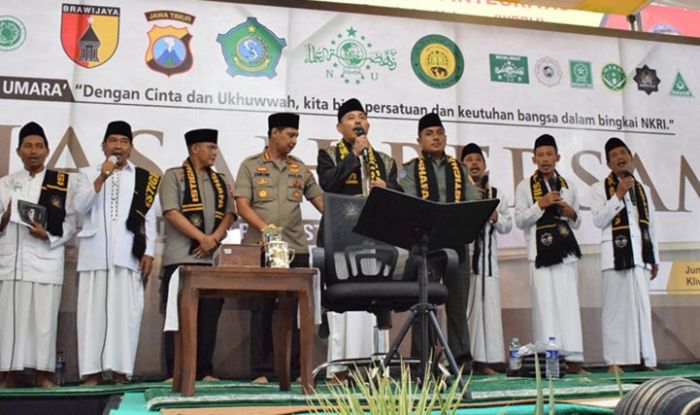 Gandeng Polresta Sidoarjo, Ponpes Ahlus Shofa Wal Wafa Gealar Istighosah