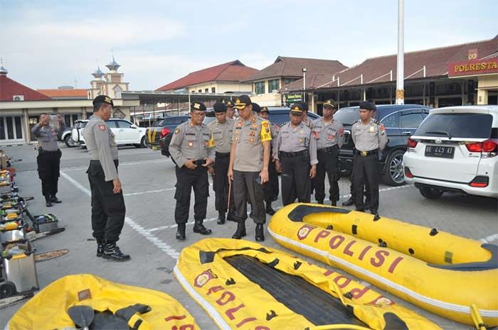 Polresta Sidoarjo Siap Tanggulangi Bencana Alam