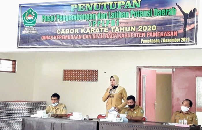 Dispora Pamekasan Gelar Penutupan PPLPsD Cabor Karate