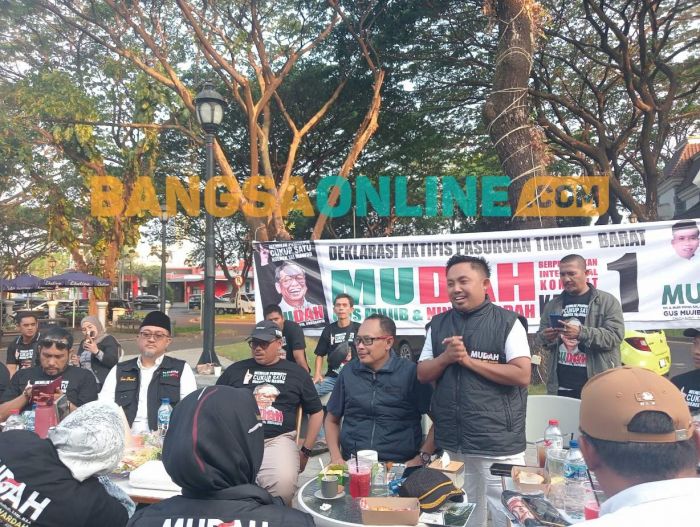 Deklarasi Aktivis Pasuruan Dukung Paslon MUDAH, Samsul Hidayat: Kualitasnya Jelas Deklarasi Aktivis Pasuruan Dukung Paslon MUDAH, Samsul Hidayat: Kualitasnya Jelas