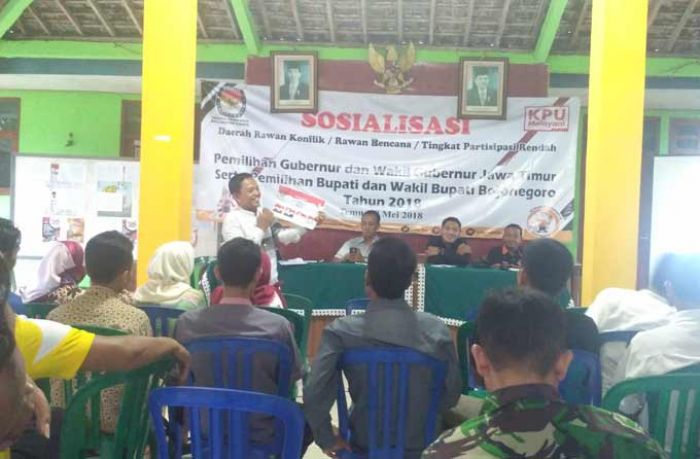 KPU Bojonegoro Gencarkan Sosialisasi di Wilayah Rendah Partisipasi