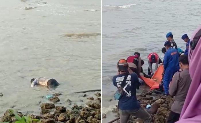 Mayat Laki-Laki Mengapung di Perairan Kamal Bangkalan Mayat Laki-Laki Mengapung di Perairan Kamal Bangkalan