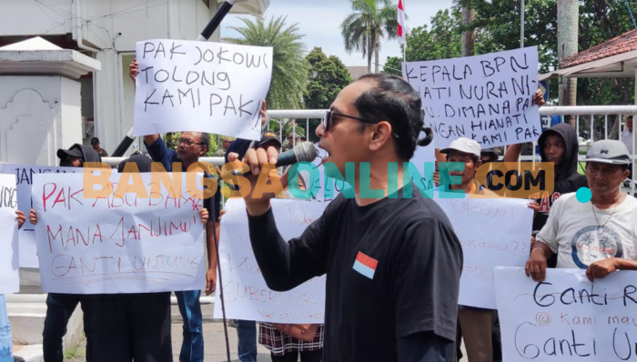 Warga Terdampak Tol Kediri-Tulungagung Geruduk BPN dan Balai Kota Kediri, Ini Tuntutannya