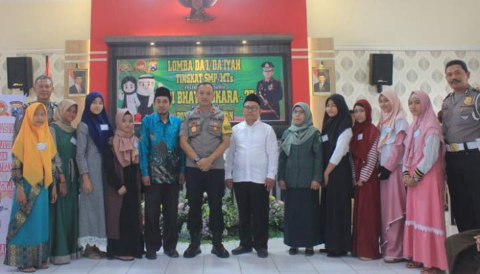 HUT Bhayangkara, Polres Bangkalan Gelar Lomba Da HUT Bhayangkara, Polres Bangkalan Gelar Lomba Da
