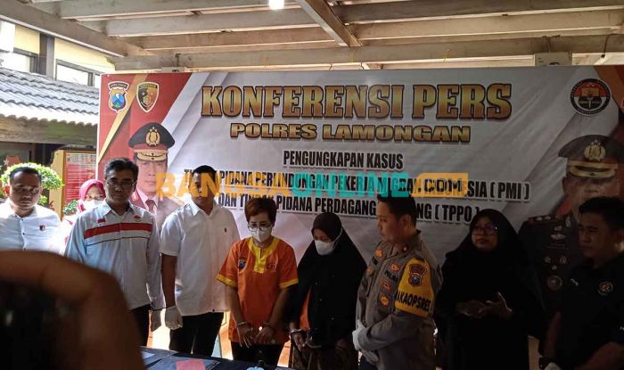 Polres Lamongan Ungkap Kasus Perdagangan Orang Polres Lamongan Ungkap Kasus Perdagangan Orang