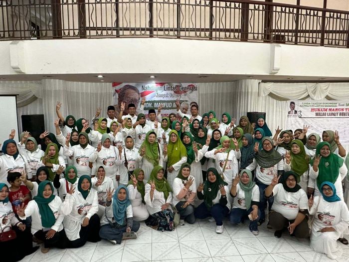 Nahdliyin Lintas Generasi Dukung Mahfud MD, Ibu Muslimat NU: karena Kader Ideologis Gus Dur Nahdliyin Lintas Generasi Dukung Mahfud MD, Ibu Muslimat NU: karena Kader Ideologis Gus Dur