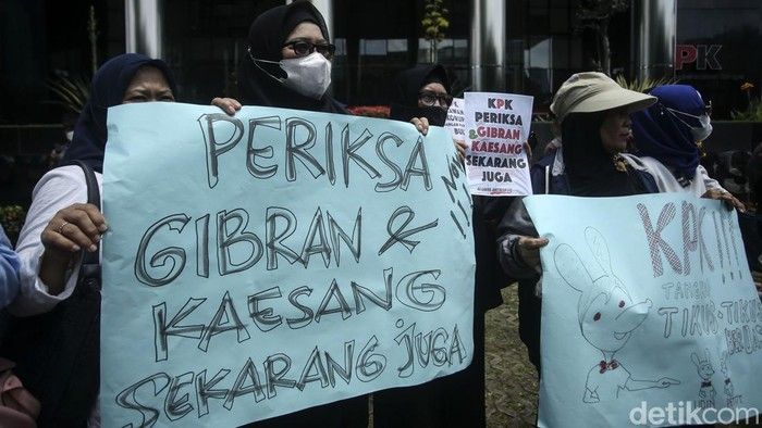 ​Mahasiswa Desak KPK Usut Gibran-Kaesang, Aktivis 98 Minta Mega Tak Diam 