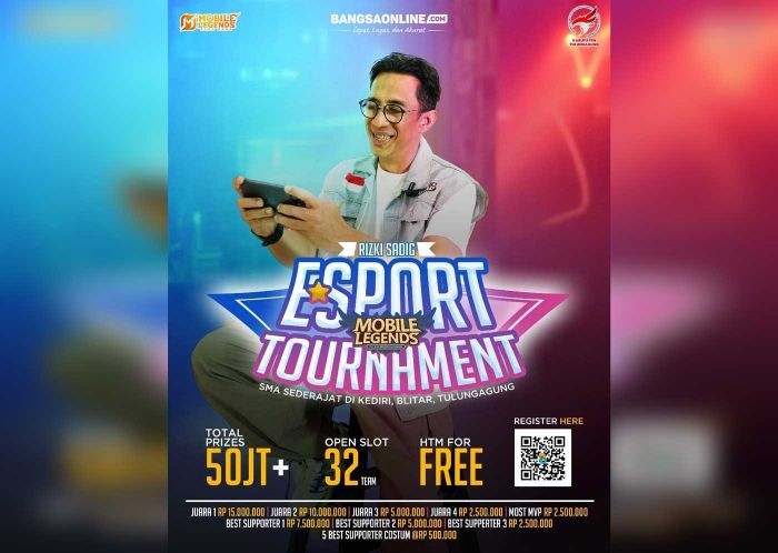 Bikin Penasaran, Hadiah Turnamen Esport Piala Rizki Sadig Capai Rp50 Juta Bikin Penasaran, Hadiah Turnamen Esport Piala Rizki Sadig Capai Rp50 Juta