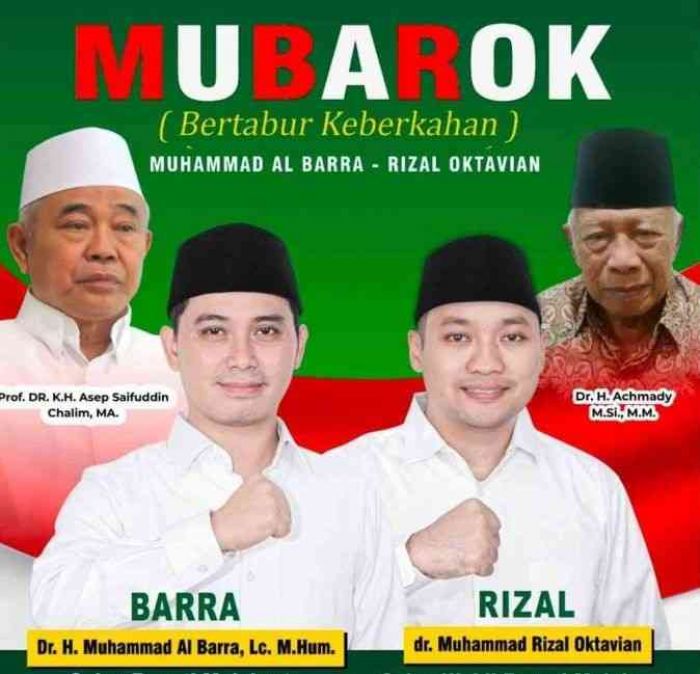 Gegara Mitos Politik dan Lawan Petahana, Gus Barra-dr Rizal Sempat Diramal Kalah Gegara Mitos Politik dan Lawan Petahana, Gus Barra-dr Rizal Sempat Diramal Kalah