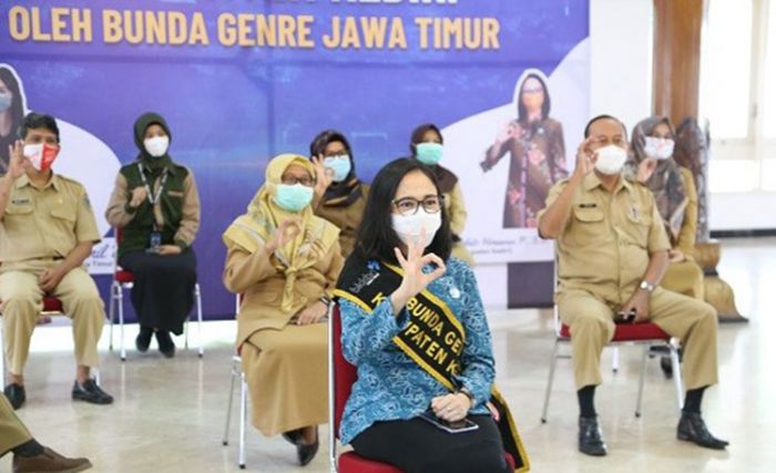 Digelar Secara Virtual, ​Mbak Chica Resmi Dikukuhkan Jadi Bunda GenRe Kabupaten Kediri